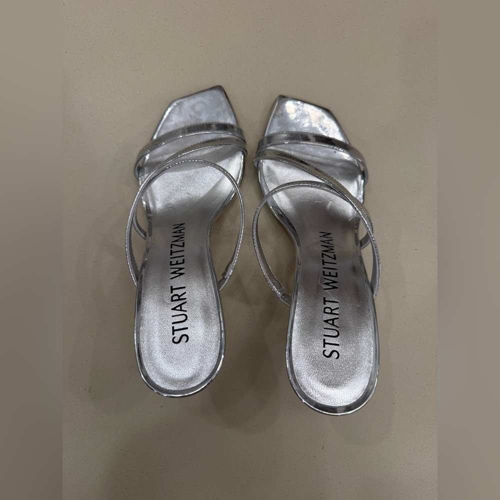 Stuart Weitzman Strapeze 85 Slides NWT - image 11